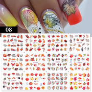 12 Designs Nail Stickers Set Mixed Floral Geometric Nail Art Water Transfer Decals Sliders Flower Leaves Manicures Decoration 0 DailyAlertDeals A53  