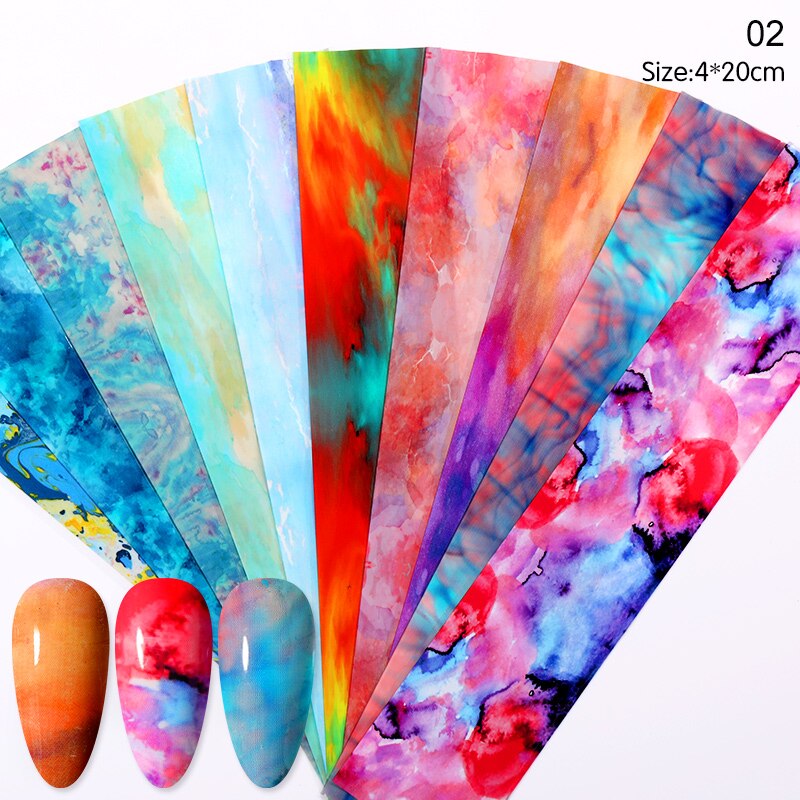 Nail Foils Marble Series Nail Transfer Foils Decorations DIY idea nail Art Transfer Sticker Decals Nail Accessories Nail Sticker DailyAlertDeals