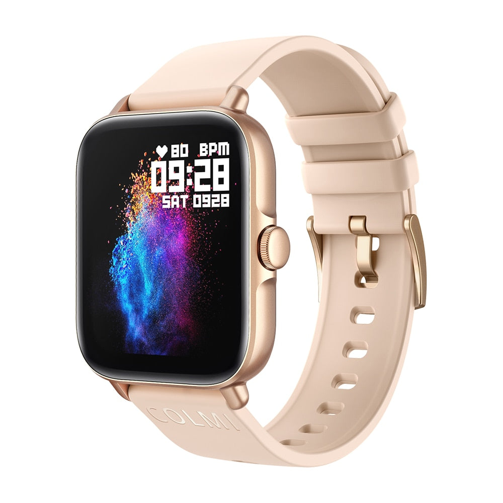 COLMI P28 Plus Bluetooth Answer Call Smart Watch Men IP67 waterproof Women Dial Call Smartwatch GTS3 GTS 3 for Android iOS Phone 0 DailyAlertDeals Gold China 