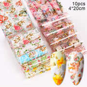 Nail Foils Marble Series Nail Transfer Foils Decorations DIY idea nail Art Transfer Sticker Decals Nail Accessories Nail Sticker DailyAlertDeals 2pcs-07  