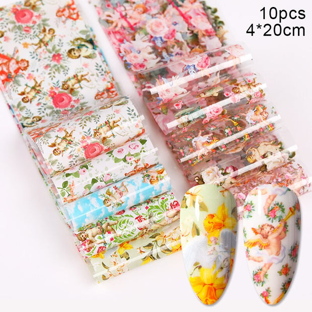Nail Foils Marble Series Nail Transfer Foils Decorations DIY idea nail Art Transfer Sticker Decals Nail Accessories Nail Sticker DailyAlertDeals 2pcs-07  