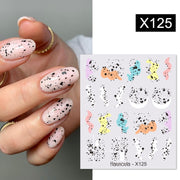 Harunouta 1 Sheet Nail Water Decals Transfer Lavender Spring Flower Leaves Nail Art Stickers Nail Art Manicure DIY 0 DailyAlertDeals X125  