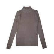 Women's Black turtleneck Soft Cozy Sweaters Slim Full Sleeve Multi-color Turtleneck Sweaters for Women winter turtleneck sweaters for women DailyAlertDeals Khaki S 