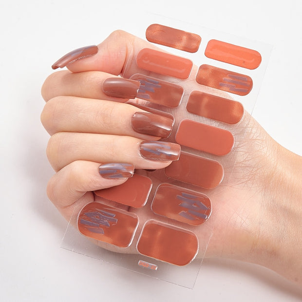 Four Sorts 0f Nail Stickers Creative Nail Adhesive Nail Wraps DIY Nail Stickers Designer Nails Art Decoration Nailart Sticker Nail Decal Stickers DailyAlertDeals DQ3-22  