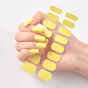 Manicure Decoracion Self Adhesive Foil Nail Art Stickers 2020 Fashion Nail Polish Pure Solid Color Nail Decoration Women Salon nail decal sticker DailyAlertDeals CS-04  