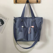 Waterproof Oxford Large Capacity Canvas Girl Handbags & Crossbody bags For Women Casual Tote Purses Handbags & Crossbody bags DailyAlertDeals Blue No Pendant  