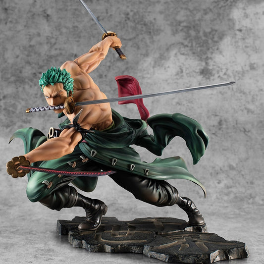 New 1PCS Anime One Piece 16CM PVC Fugure Models Roronoa Zoro Action Figure New world Roronoa Zoro Collectible Toys Kids Gifts Zoro Action Figure Toy DailyAlertDeals youzhi no box CN 