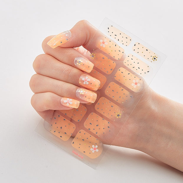 Four Sorts 0f Nail Stickers Creative Nail Adhesive Nail Wraps DIY Nail Stickers Designer Nails Art Decoration Nailart Sticker Nail Decal Stickers DailyAlertDeals   
