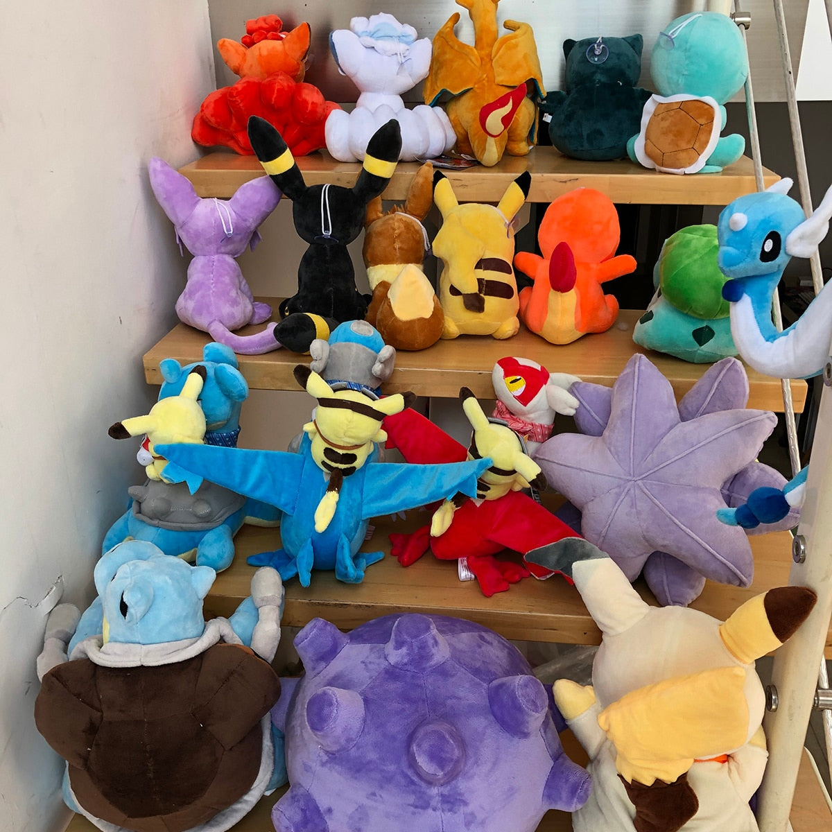 Pokemon Plush Toy Pikachu Stuffed Eevee Charmander Squirtle Charizard Blastoise Bulbasaur Anime Figure Doll Baby Christmas Gift Pokemon Plush kidsToy Pikachu DailyAlertDeals   