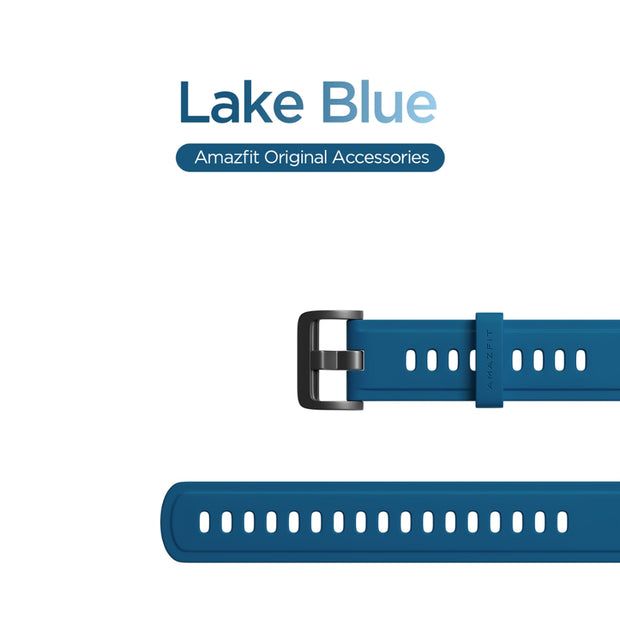 Original Amazfit Strap 20MM Smart Watch Strap for  Amazfit GTS 2 mini Bip U U Prp S S lite GTR Amazfit 20MM  Smart Watch 0 DailyAlertDeals Lake Blue For Bip S U 