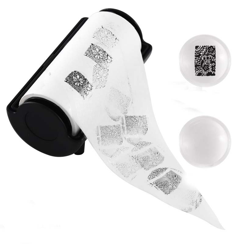 60pcs Portable Nail Stamping Seal Deoiler Cleaner Effectively Nail stamping Removal Nail Stamping Kit Manicure Cleaner Tool nail stamping deoiler DailyAlertDeals black roll  