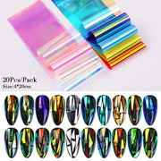 Nail Foils Marble Series Nail Transfer Foils Decorations DIY idea nail Art Transfer Sticker Decals Nail Accessories Nail Sticker DailyAlertDeals 20pcs  