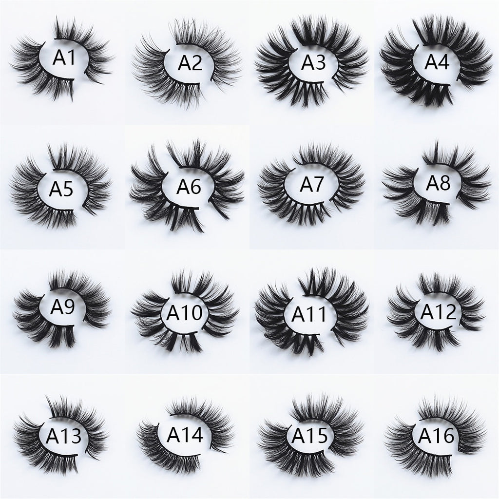 5/8 Pairs Faux Mink Eyelashes Soft Fluffy Natural False Eyelashes 3D Thick Dramatic Makeup Eyelashes Reusable Handmade Lashes  DailyAlertDeals   