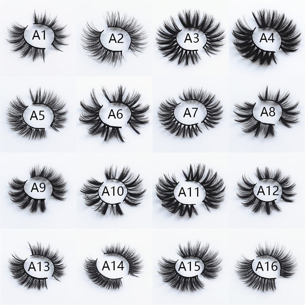 5/8 Pairs Faux Mink Eyelashes Soft Fluffy Natural False Eyelashes 3D Thick Dramatic Makeup Eyelashes Reusable Handmade Lashes  DailyAlertDeals   