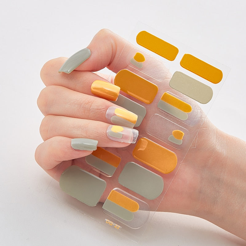 Three Sorts 0f Nail Stickers Full Cover Nail Stickers Novidades Nail Strips Self Adhesive Nail Sticker Nails Sticker Designer Nail Stickers DailyAlertDeals   