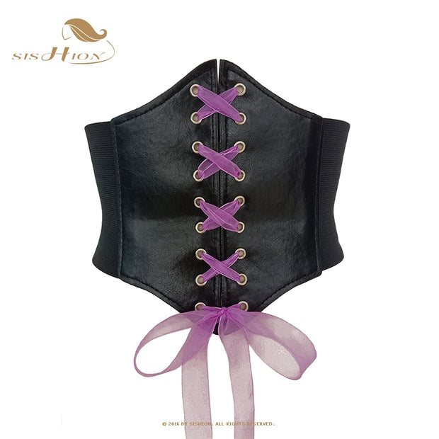 Women's Underbust Corsets Tops Body Shapewear Girdles Bustiers Waist Cincher Corset Waist Trainer for Women Shapewear DailyAlertDeals VD2531BlackPurple waist 62-80cm 