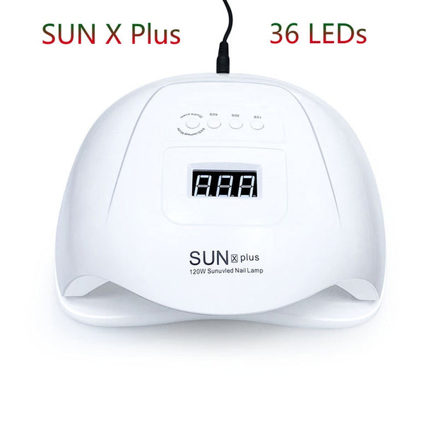 SUN X Plus UV LED Nail Lamp Electric Nail Dryer 36 LEDs Lamp Fast Drying All Nail Gel Polish Motion Sensor Manicure Nail Salon Electric Manicure Drill & Accessory DailyAlertDeals   