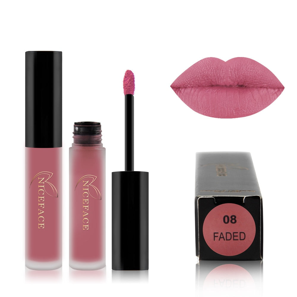 25 color matte liquid lipstick nude lip gloss makeup high pigment lip gloss waterproof lasting moisturizing cosmetics 0 DailyAlertDeals 08 China 