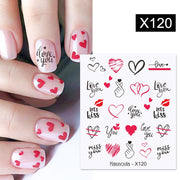 Harunouta Cool Geometrics Pattern Water Decals Stickers Flower Leaves Slider For Nails Spring Summer Nail Art Decoration DIY 0 DailyAlertDeals X120  