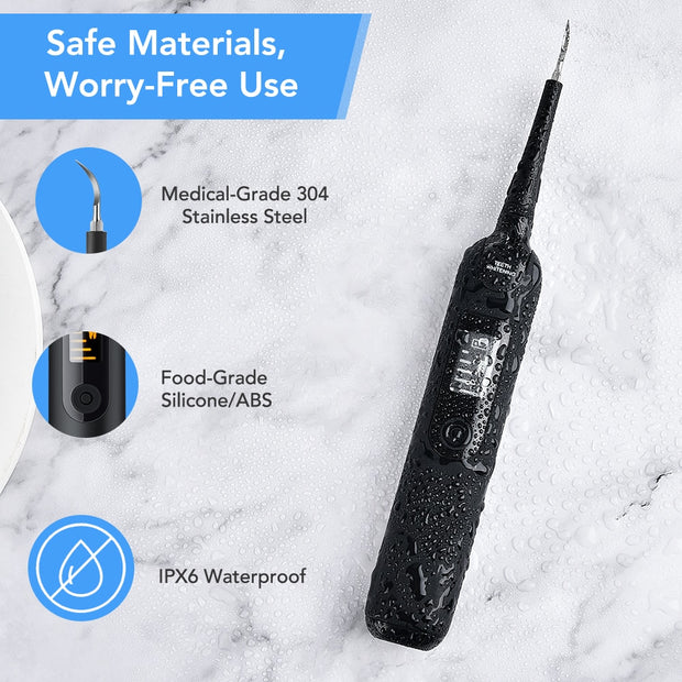 Electric Teeth whitener Scaler Teeth Whitening kit Tools Tartar Stain Remover Teeth Plague Cleaner Tooth Scaling Supplies Teeth Brush Cleaner DailyAlertDeals   