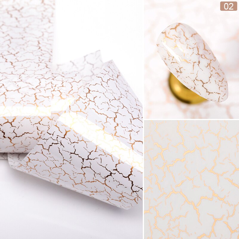 Nail Foils Marble Series Nail Transfer Foils Decorations DIY idea nail Art Transfer Sticker Decals Nail Accessories Nail Sticker DailyAlertDeals 1PCS-2  