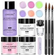 Acrylic Powder Set for Nails Extension Pink White Clear Acrylic Nail Kit with Liquid Monomer Nail Art Acrylic Liquid Set Brush Acrylic Powder for Nail Extension DailyAlertDeals 15g Acrylic Powder 3 USA 