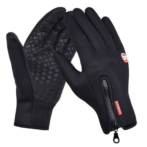 Hot Winter Gloves For Men Women Touchscreen Warm Outdoor Cycling Driving Motorcycle Cold Gloves Windproof Non-Slip Womens Gloves 0 DailyAlertDeals Black S 