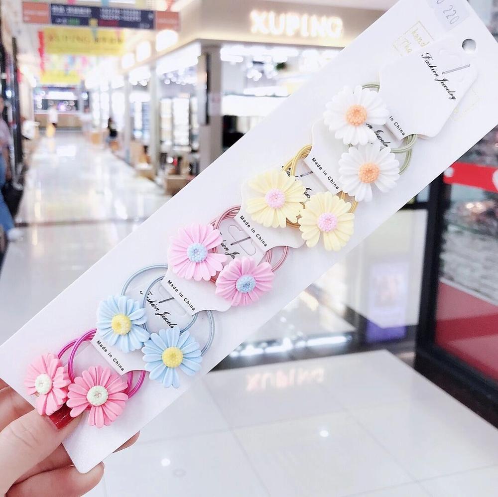 New Cute Rope Children Baby Elastic Hair Rubber Bands Accessories for Kids Girl Headband Tie Ring Headwear Scrunchie Baby Elastic Hair Rubber Bands DailyAlertDeals 50  