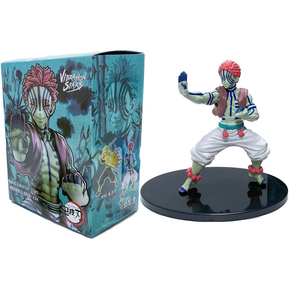 Anime Demon Slayer Figure Kamado Tanjirou Nezuko Action Figures PVC Model Toys Zenitsu Figurine Inosuke Kimetsu No Yaiba Figura Demon Slayer Figure DailyAlertDeals Akaza With box  