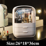 Fashion Big Capacity Cosmetic Storage Box Waterproof Dustproof Bathroom Desktop Beauty Makeup Organizer Skin Care Storage Drawer 0 DailyAlertDeals 18  