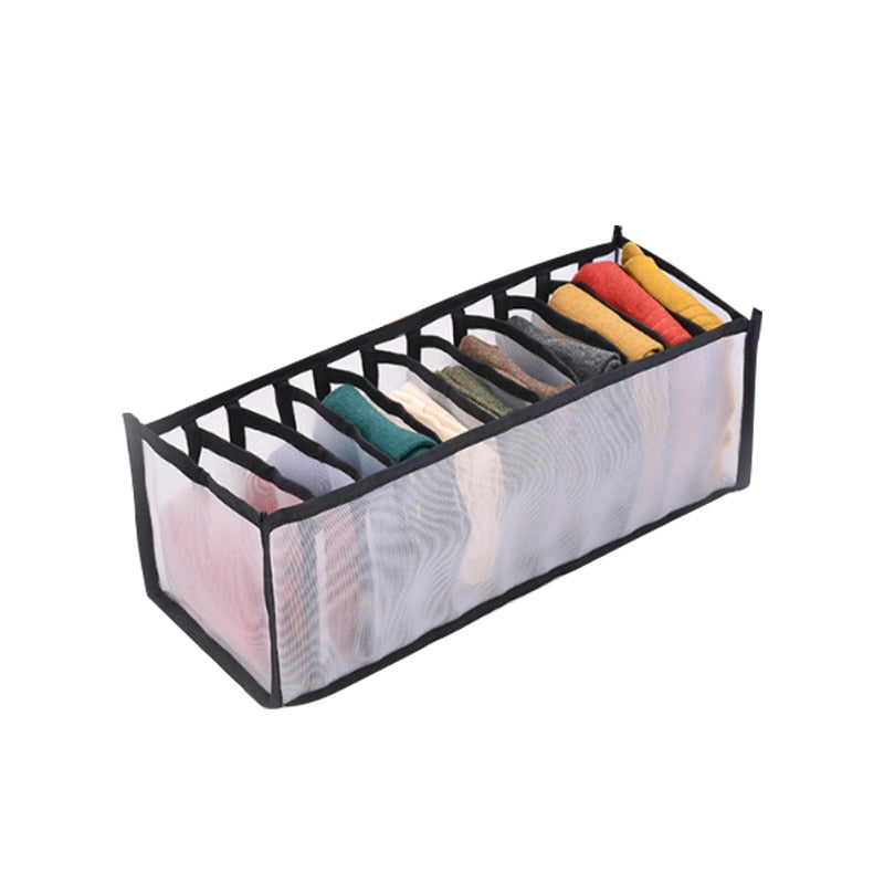 Underwear Bra Organizer Storage Box Drawer Closet Organizers Divider Boxes For Underwear Scarves Socks Bra Underwear Bra Organizer Storage Box DailyAlertDeals 11 grids 4  