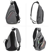 Mixi Men One Shoulder Backpack Women Sling Bag Crossbody USB Boys Cycling Sports Travel Versatile Fashion Bag Student School 0 DailyAlertDeals   