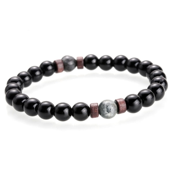 Men Bracelet Natural Moonstone Bead Tibetan Buddha Bracelet chakra Lava Stone Diffuser Bracelets Men Jewelry gift 0 DailyAlertDeals B  