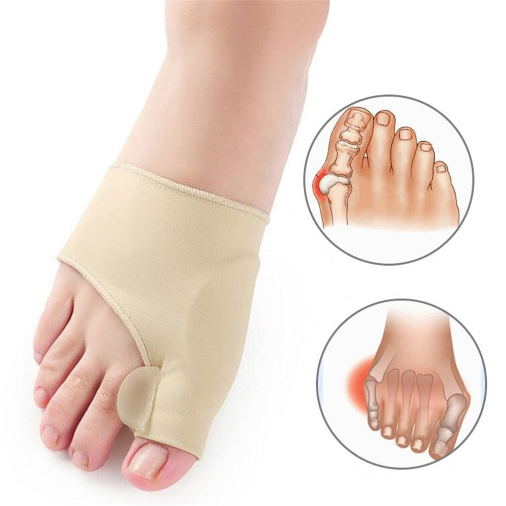 1Pair Toe Separator Hallux Valgus Bunion Corrector Hammer Toe Straightener Foot Pain Relief Orthopedic Pedicure Tools Foot Care 0 DailyAlertDeals   
