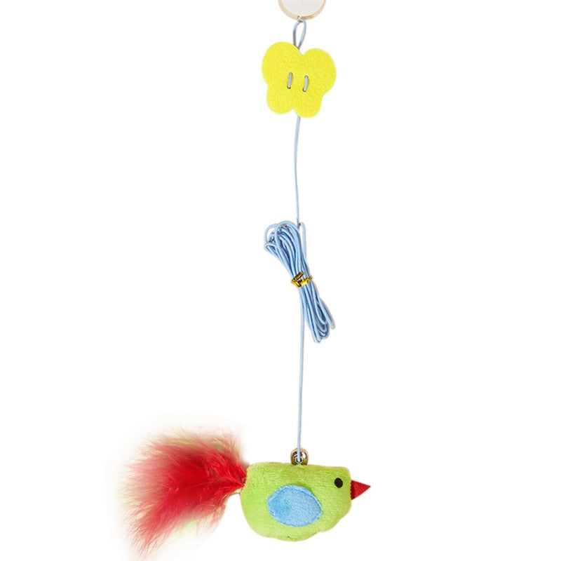 Interactive Hanging Cat Toy Simulation Cat Toy Funny Self-hey Interactive Toy for Kitten Playing Teaser Wand Toy Cat Supplies Hanging Cat Toy DailyAlertDeals s 18 CN 