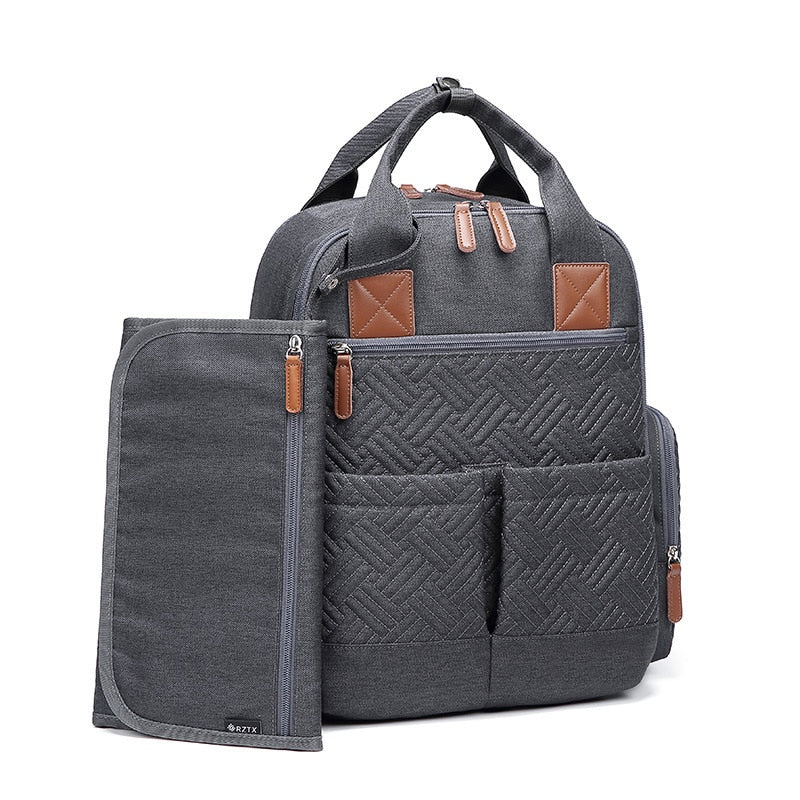 Diaper Bag Backpack Stroller Baby Bags for Mom Nappy Bag Mommy Maternity Packages Maternity Packs Supplies for Pregnant Women Diaper Bag Backpack DailyAlertDeals Gray with pad United States 