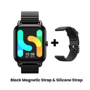 HAYLOU RS4 Plus Smartwatch 1.78 AMOLED Display 105 Sports Modes 10-day Battery Life Smart Watch  for Men Smart Watch for Women smart watch DailyAlertDeals BK Magnetic Silicone  
