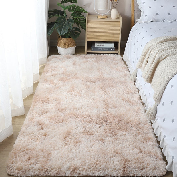 Warm carpet bedroom Soft Plush floor Carpets Rugs for home living room girl room plush blanket under the bed Carpets & Rugs DailyAlertDeals 100cmx200cm Rice yellow 