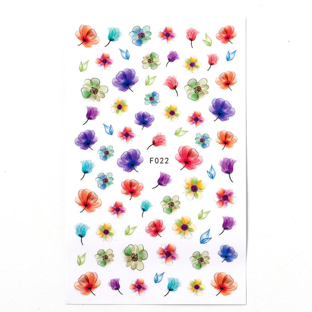 1Pcs Water Nail Decal and Sticker Flower Leaf Tree Green Simple Summer DIY Slider for Manicure Nail Art Watermark Manicure Decor 0 DailyAlertDeals HB919  