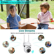 2.4+5G WiFi IP Camera 4X Zoom Outdoor Surveillance Camera Color Night Vision Ai Human Detection Security CCTV Mini Camera New 0 DailyAlertDeals   