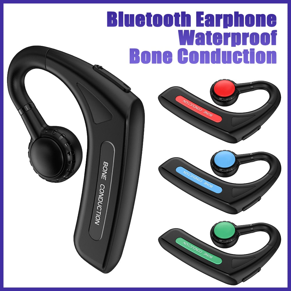 Bone Conduction TWS Headphones Wireless Bluetooth 5.1 Headset Noise Reduction Stereo Ear Clip Earbuds Waterproof Sport Earphone 0 DailyAlertDeals   