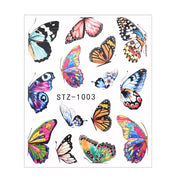 1Pcs Water Nail Decal and Sticker Flower Leaf Tree Green Simple Summer DIY Slider for Manicure Nail Art Watermark Manicure Decor Nail Sticker DailyAlertDeals TA627  