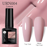 UR SUGAR 7.5ml Dark Purple Gel Nail Polish Soak Off UV LED Semi Permanent Gel Varnishes Manicure Nails Art Matte Top Coat Needed nail polish DailyAlertDeals URN004  