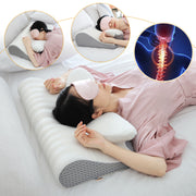 Soft Polyester Fiber Memory Foam Pillow Neck Support Pillow For Side Back Stomach Sleeper Pillows neck pain pillow DailyAlertDeals   