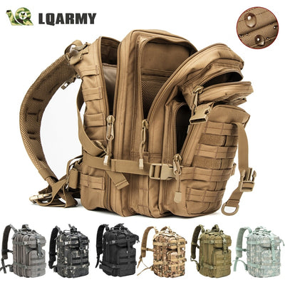 Men Army Military Tactical Backpack 1000D Polyester 30L 3P Softback Outdoor Waterproof Rucksack Hiking Camping Hunting Bags Men Army Military Tactical Backpack DailyAlertDeals   