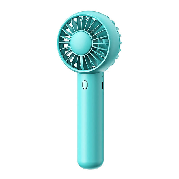 Mini Portable Fan Handheld USB Charging Fan Cooling Electric Fan 3 Speed Adjustment Powerful Dual Motor Outdoor Travel Mini Portable Fan DailyAlertDeals Green China 