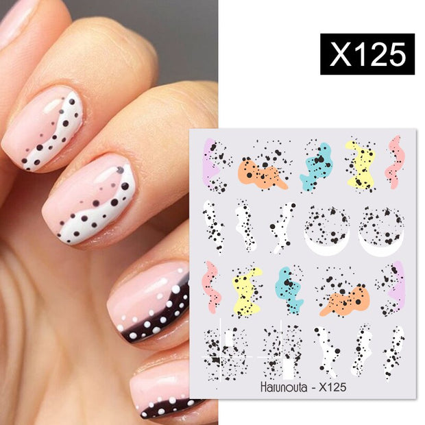 Harunouta Valentine's Day Love Heart Pattern Water Decals Stickers Christmas Snowflakes Design Slider For Nails Art Decoration 0 DailyAlertDeals X125  