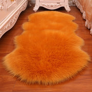 2023 New Plush Soft Sheepskin Bedroom Carpet Imitation Wool Pad Long Hair Bedside Mat Sofa Cushion Rugs Living Room Fur Carpet Carpets & Rugs DailyAlertDeals PD1004 60x100cm China