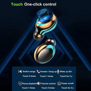TWS Bluetooth Earphones 2200mAh Charging Box Wireless Headphone Fone Stereo Wireless Headset with Mic Sports Waterproof Earbuds headphones DailyAlertDeals   