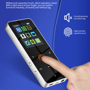 1.8 Inch Metal Touch MP3 MP4 Music Player Bluetooth 5.0 Supports Card with FM Alarm Clock Pedometer e-Book Built-in Speaker 0 DailyAlertDeals   